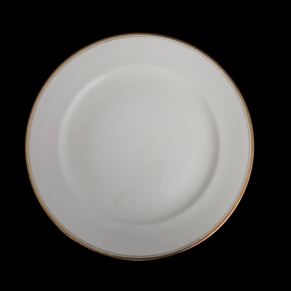 Meito China Hand Painted Gold Rim Dinner Plates Set of 2 Japan